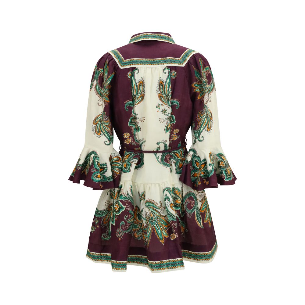 Alemais Ruthie Multicolor Linen Casual Dress