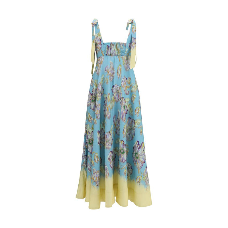 Alemais Jerry Multicolor Linen Midi Dress for Women