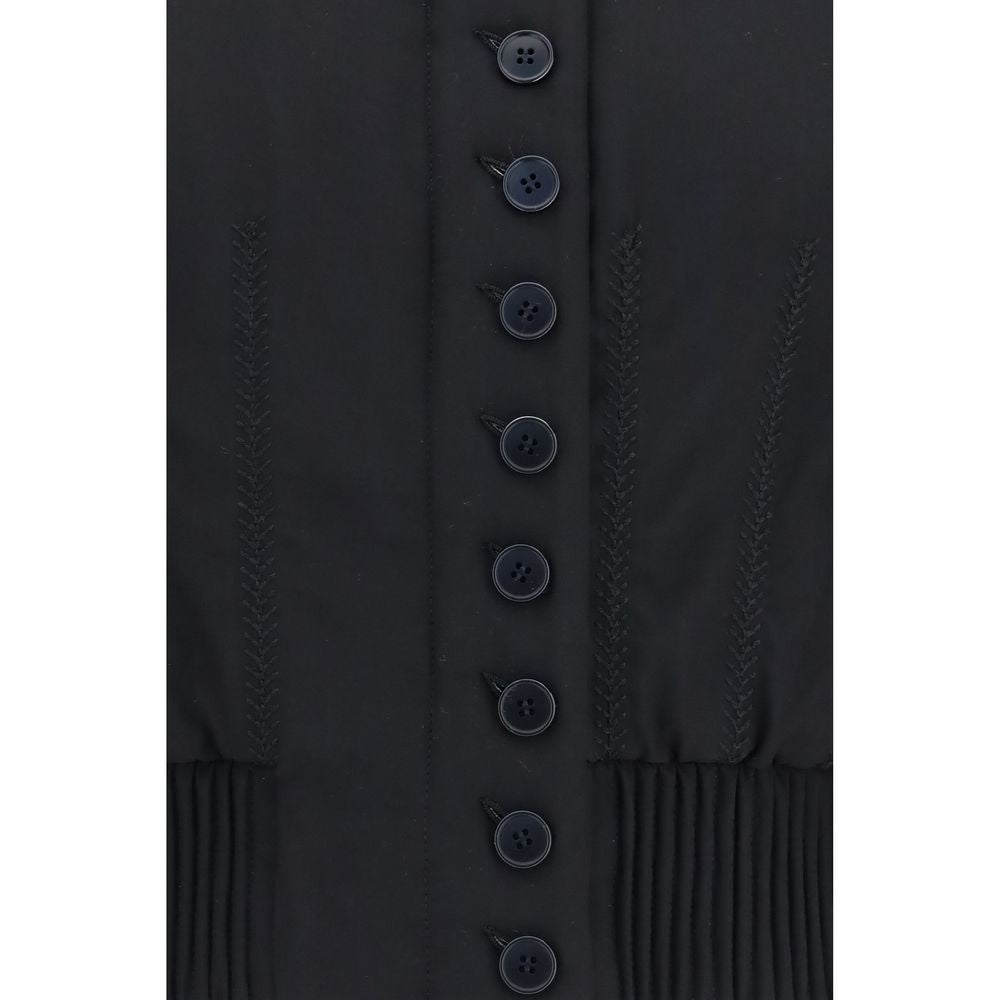 Alexander McQueen Black Polyester Bomber Jacket for Women