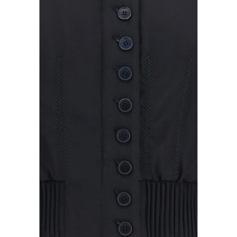 Alexander McQueen Black Polyester Bomber Jacket for Women