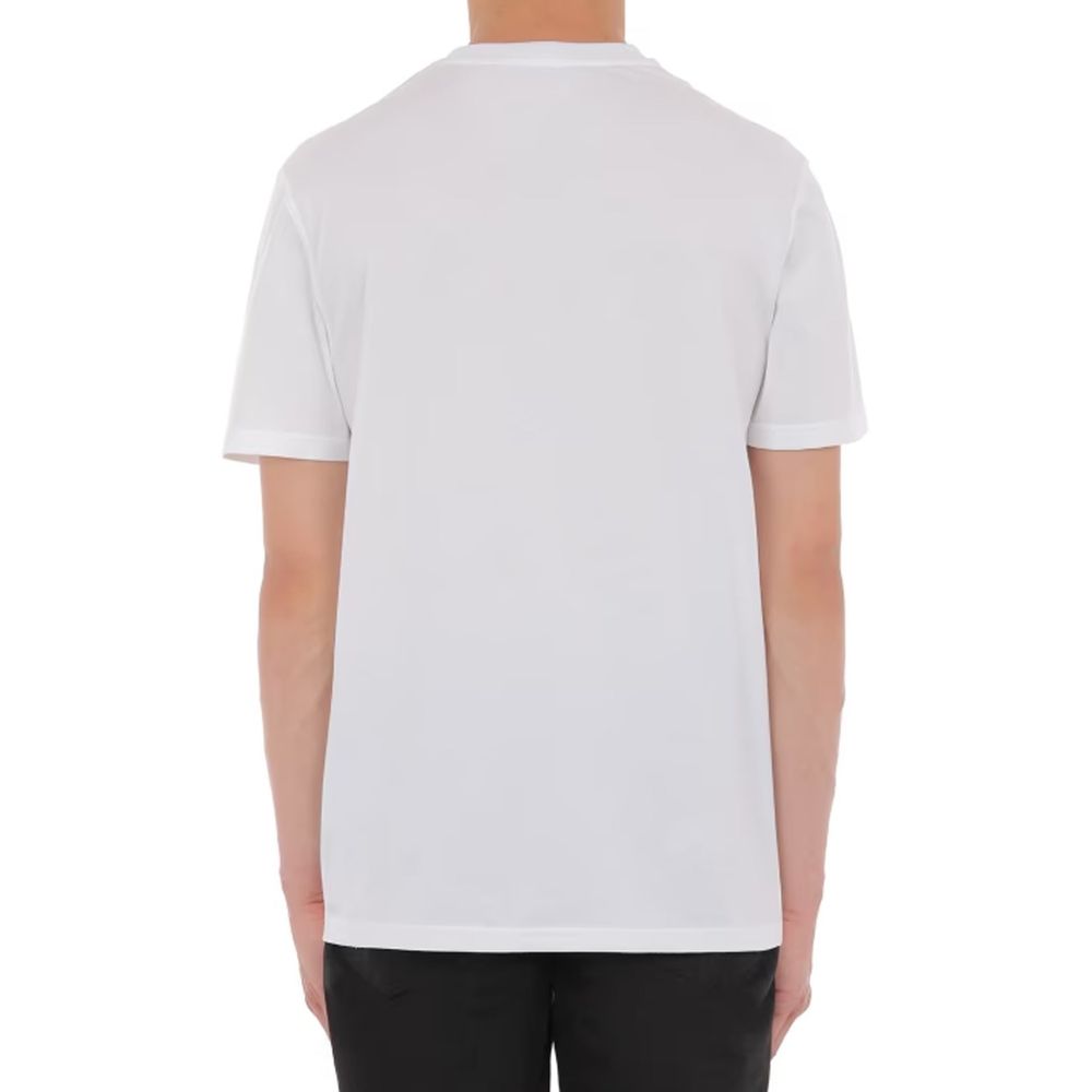 Moschino Couture White Cotton T-Shirt for Men