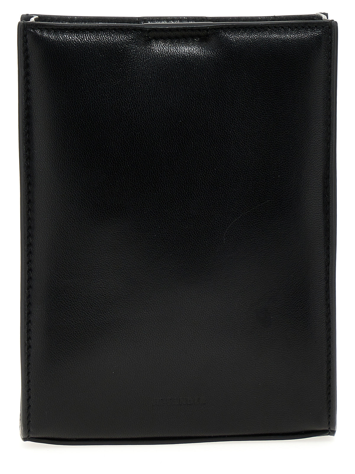 Jil Sander Black Calfskin Tangle Crossbody Bag