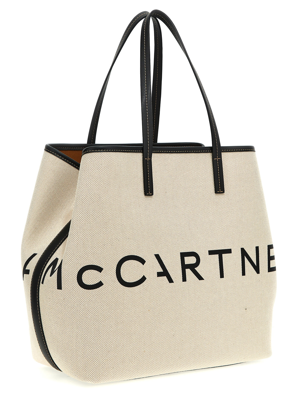 Stella McCartney Tote Bag en Coton Beige - Élégance Écologique