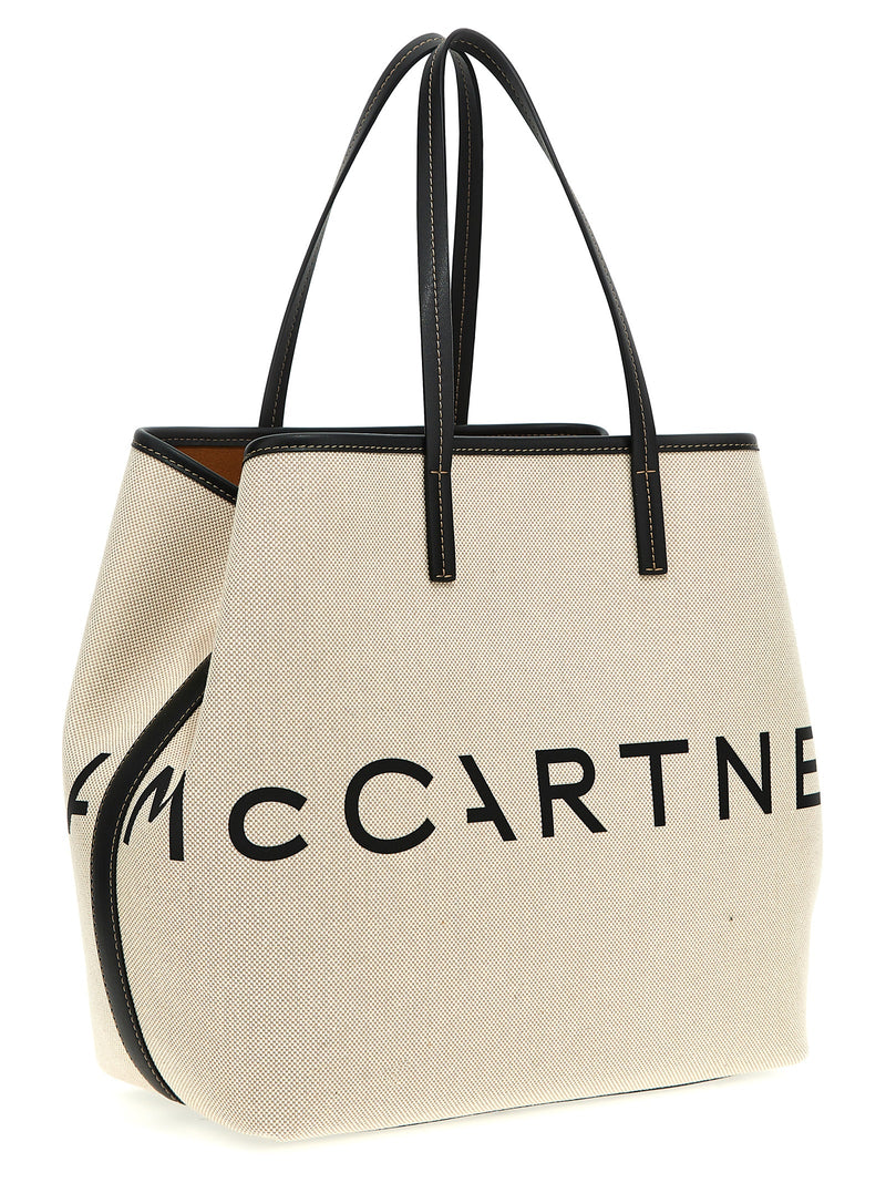 Stella McCartney Beige Cotton Tote Bag - Eco-Friendly Chic