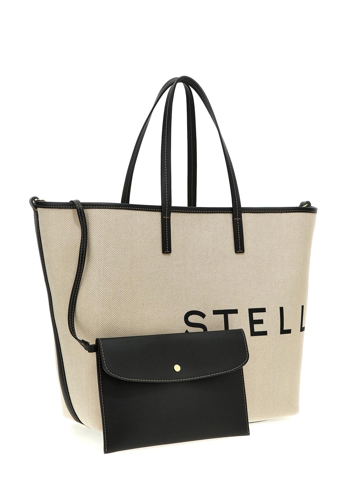 Stella McCartney Tote Bag en Coton Beige - Élégance Écologique