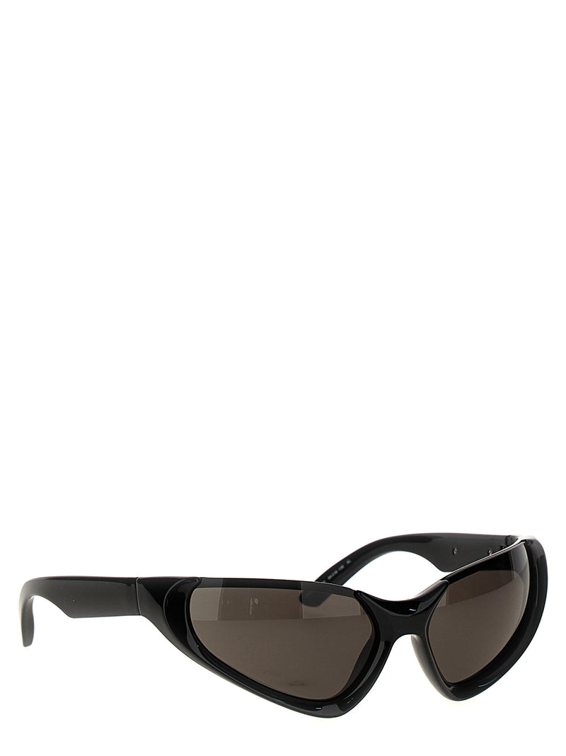 Balenciaga Xpander Rect Black Nylon Sunglasses