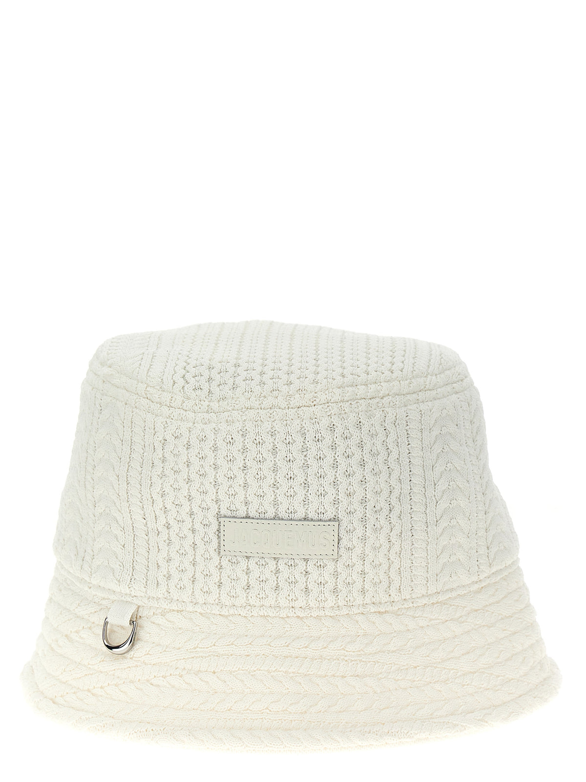 Jacquemus Le Bob Belo White Viscose Bucket Hat