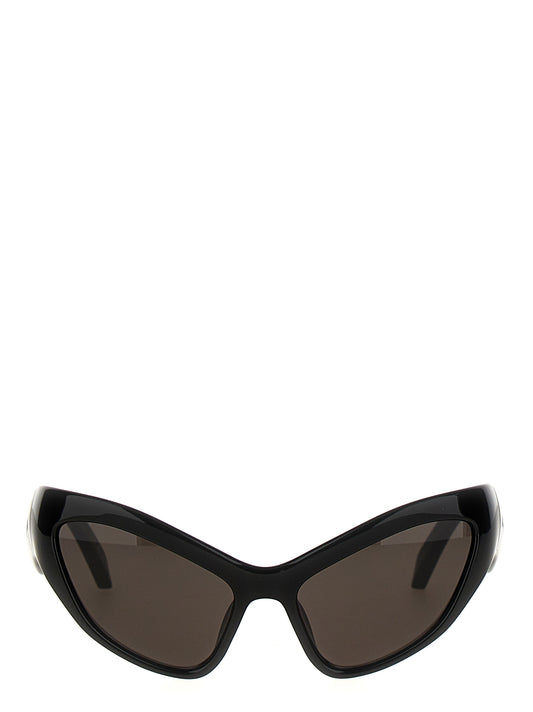 Balenciaga Hamptons Cat Black Nylon Sunglasses