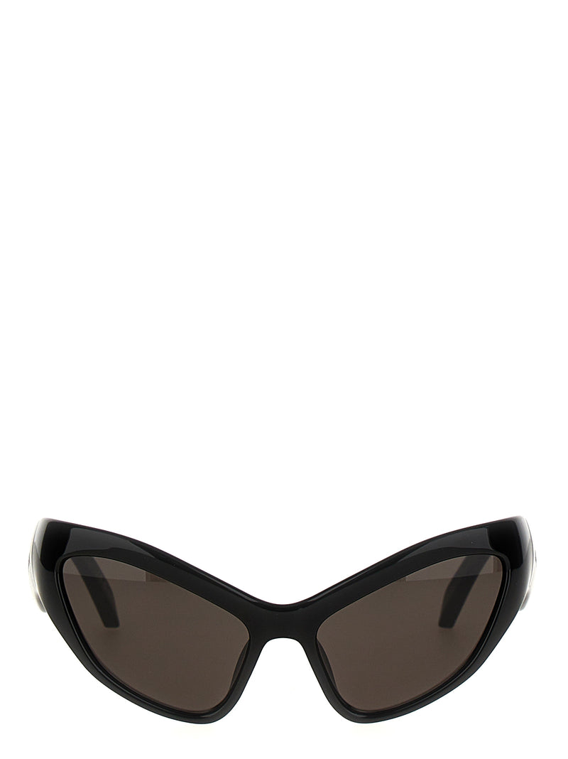 Balenciaga Hamptons Cat Black Nylon Sunglasses