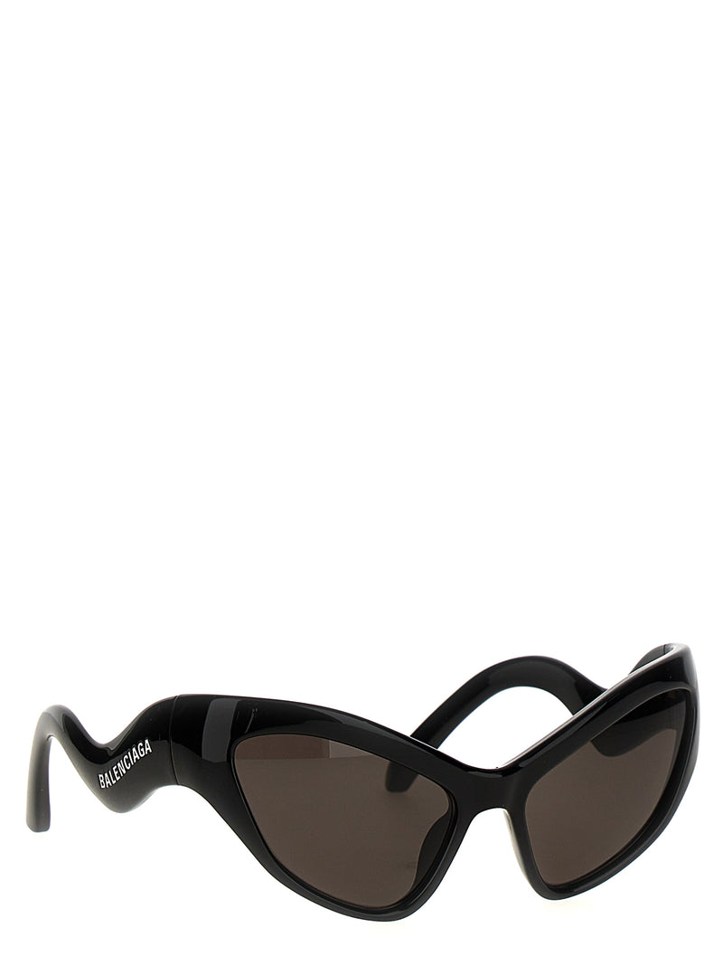 Balenciaga Hamptons Cat Black Nylon Sunglasses