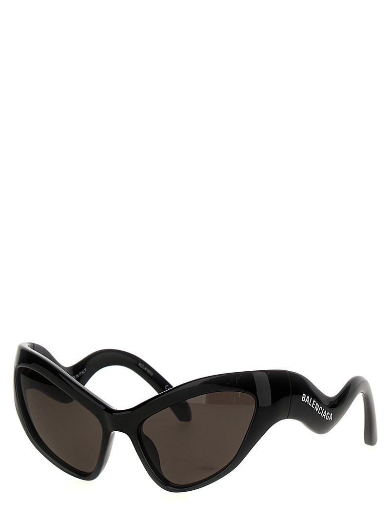 Balenciaga Hamptons Cat Black Nylon Sunglasses