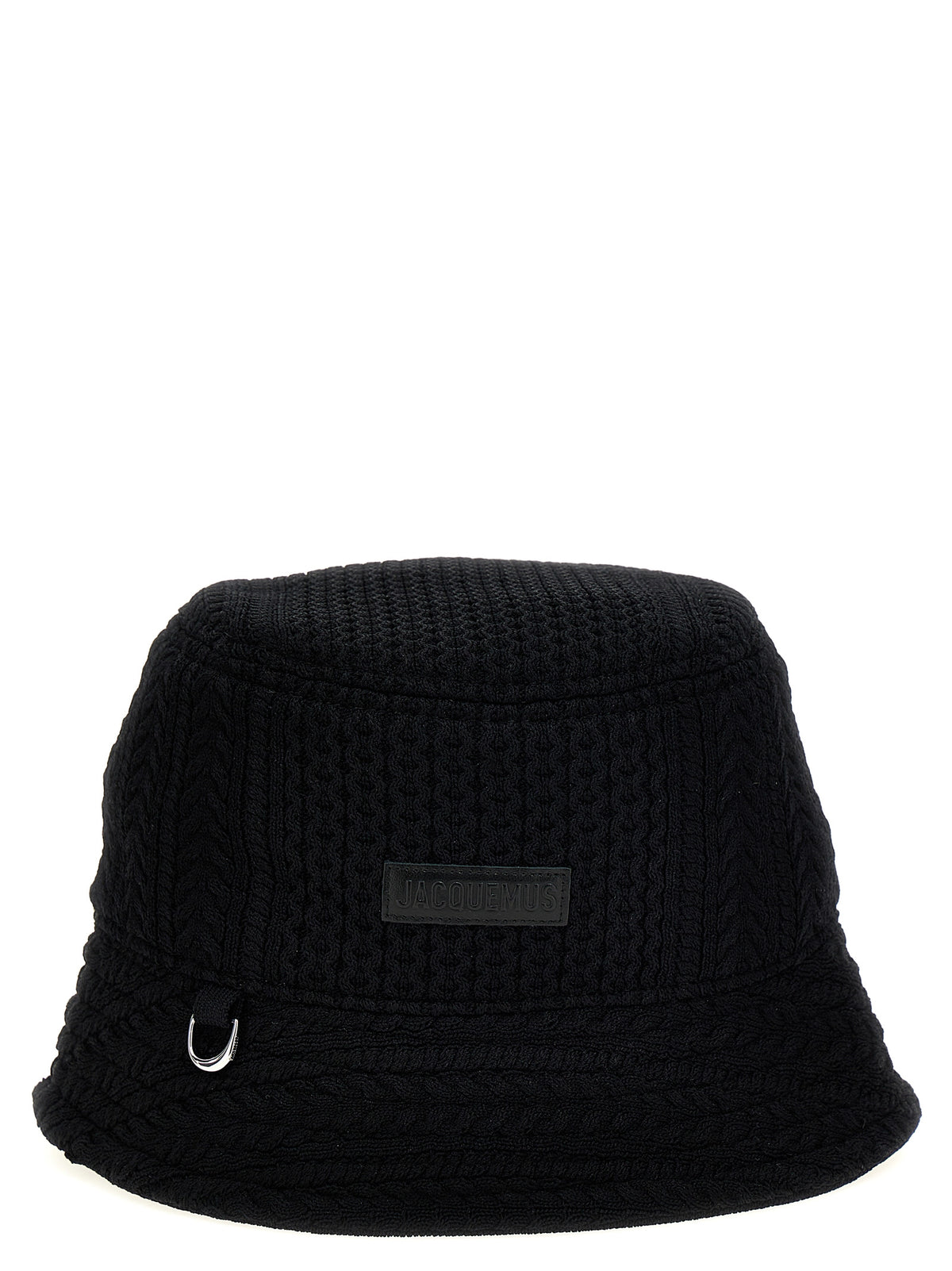 Jacquemus Le Bob Belo Black Viscose Bucket Hat