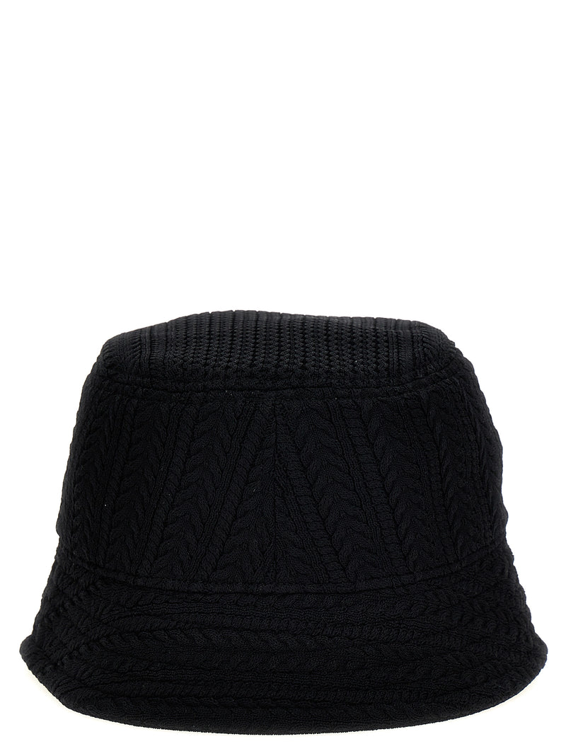 Jacquemus Le Bob Belo Black Viscose Bucket Hat