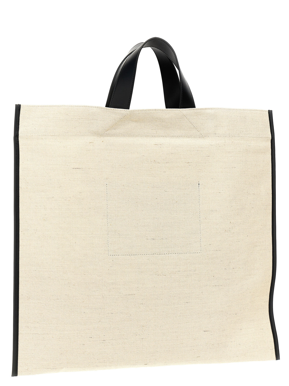 Jil Sander Bicolor Jute Tote Bag - Stylish & Functional