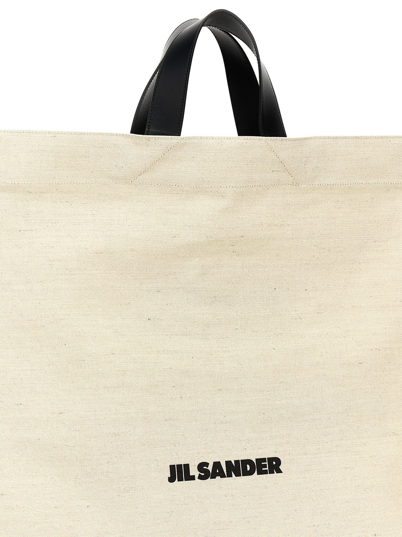 Jil Sander Bicolor Jute Tote Bag - Stylish & Functional