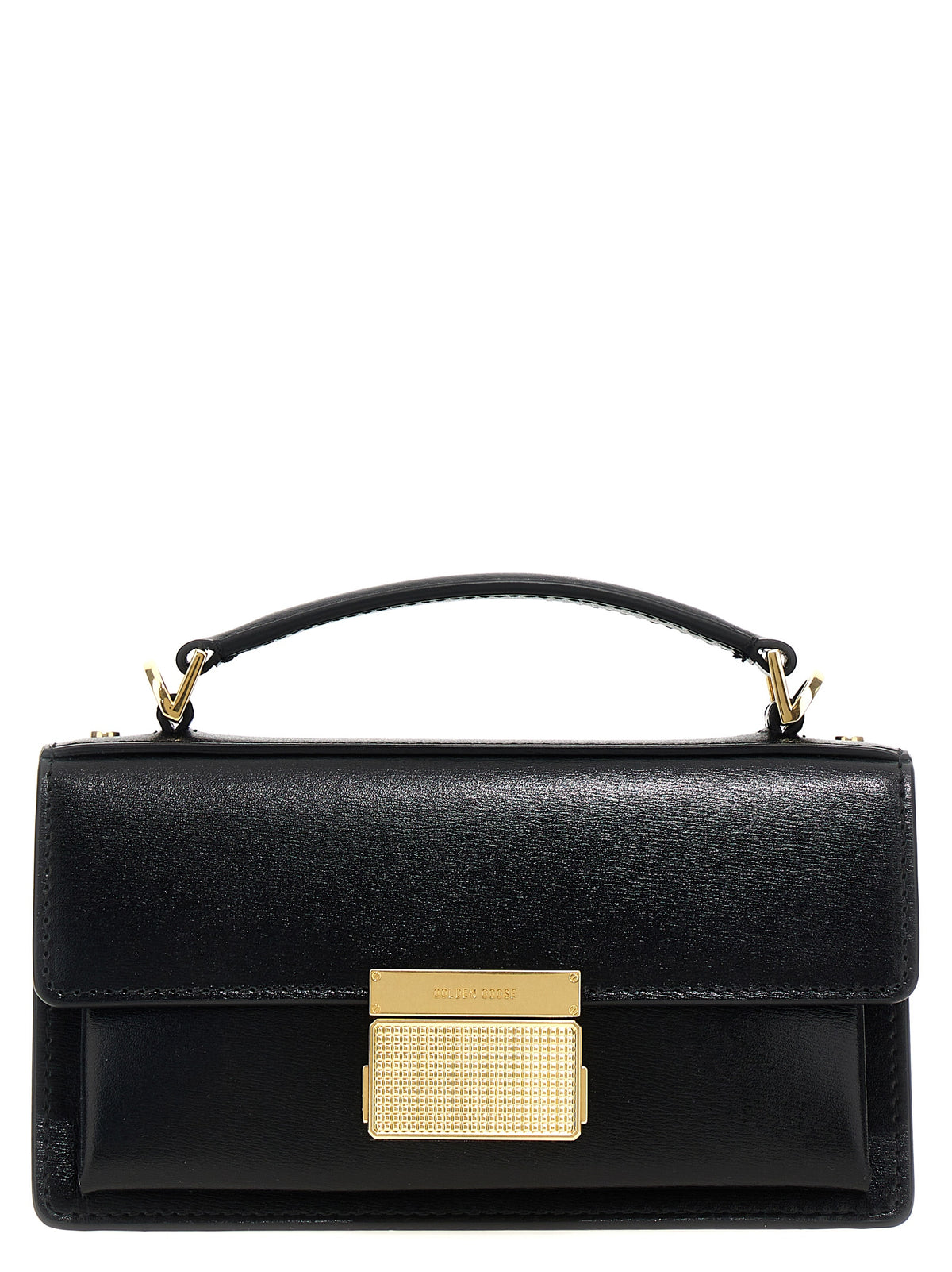 Golden Goose Venezia Small Black Cowhide Handbag