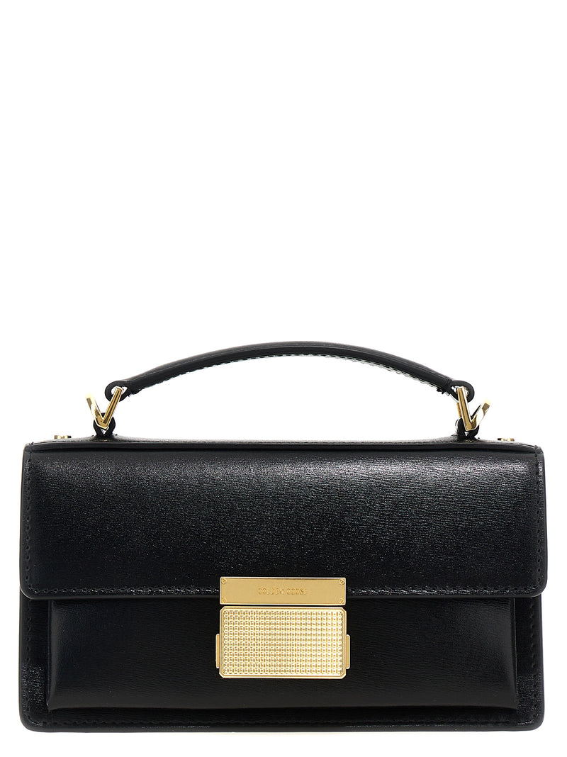 Golden Goose Venezia Small Black Cowhide Handbag