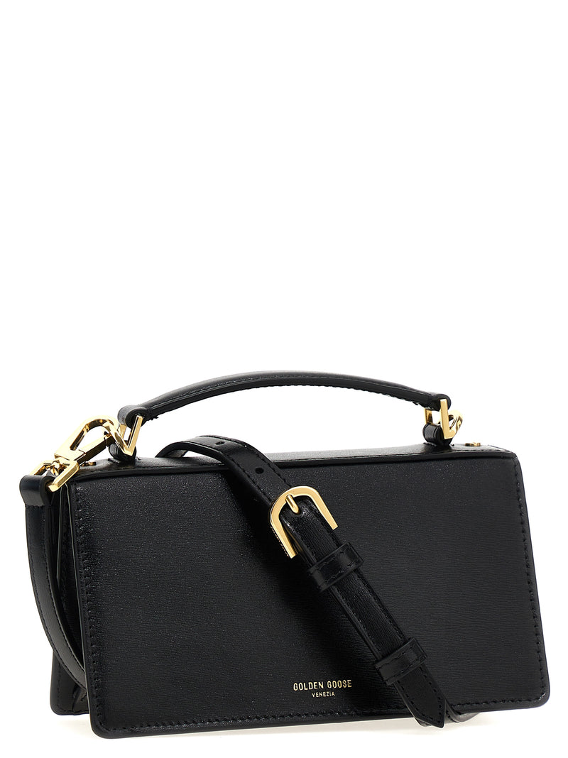 Golden Goose Venezia Small Black Cowhide Handbag