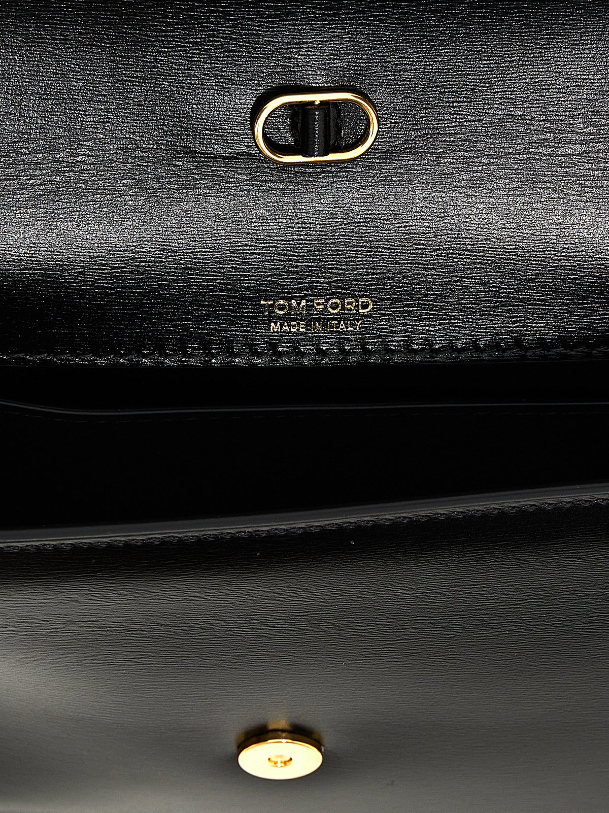 Tom Ford Black Leather Crossbody Bag - Sophisticated Style
