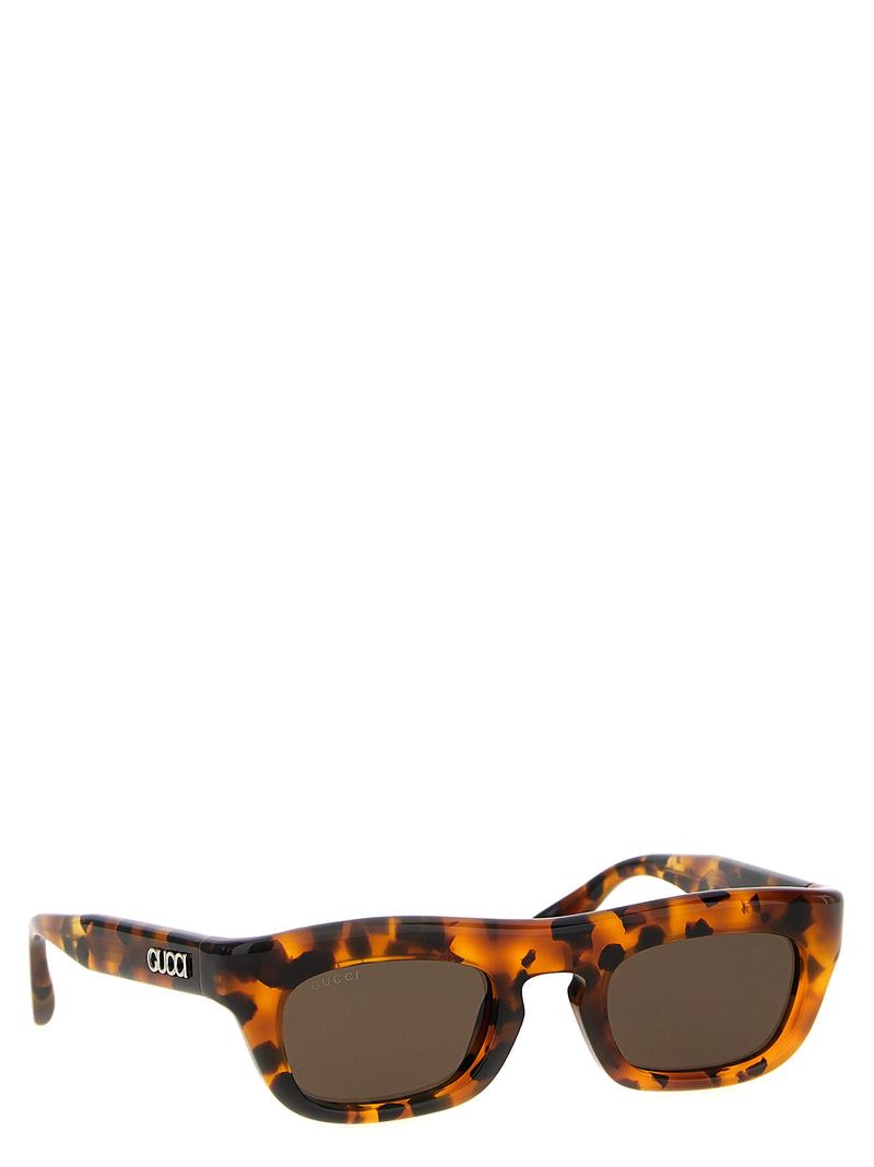 Gucci Brown Acetate Sunglasses - Stylish UV Protection