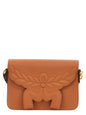 MCM Brown Calfskin Crossbody Bag