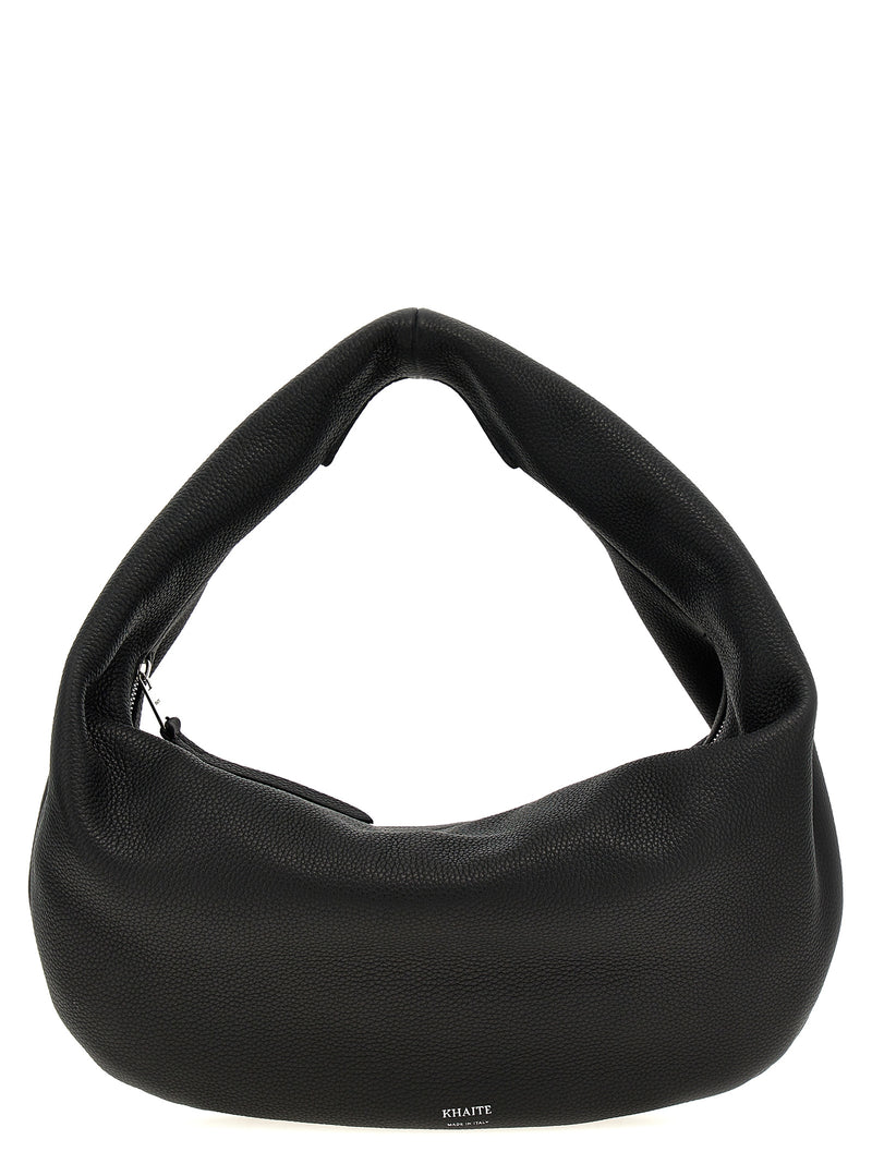 Khaite Medium Olivia Hobo Bag - Black Calfskin