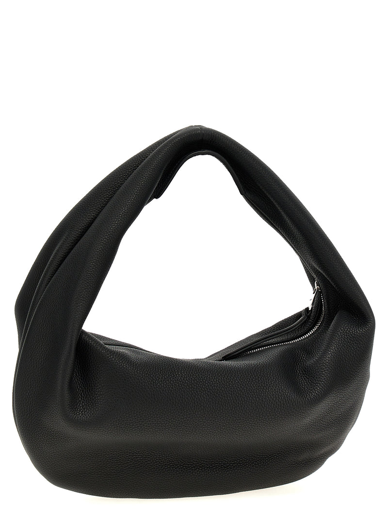 Khaite Medium Olivia Hobo Bag - Black Calfskin