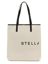Stella McCartney Beige Cotton Tote Bag - Sustainable Chic