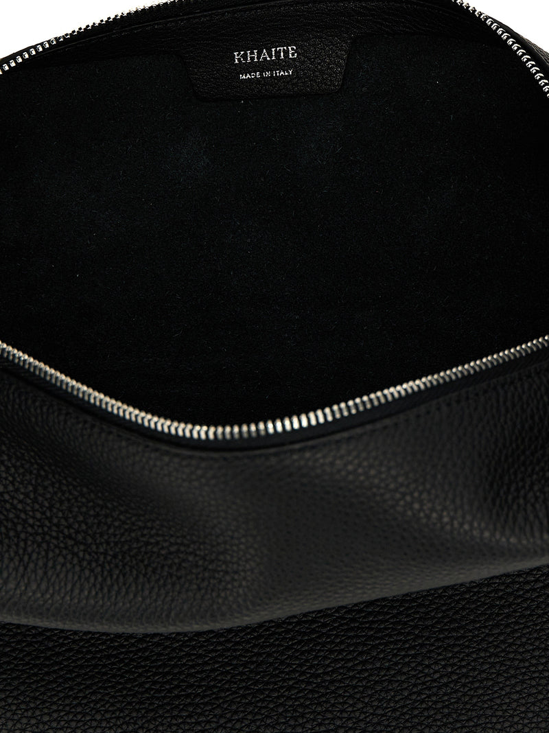 Khaite Medium Olivia Hobo Bag - Black Calfskin