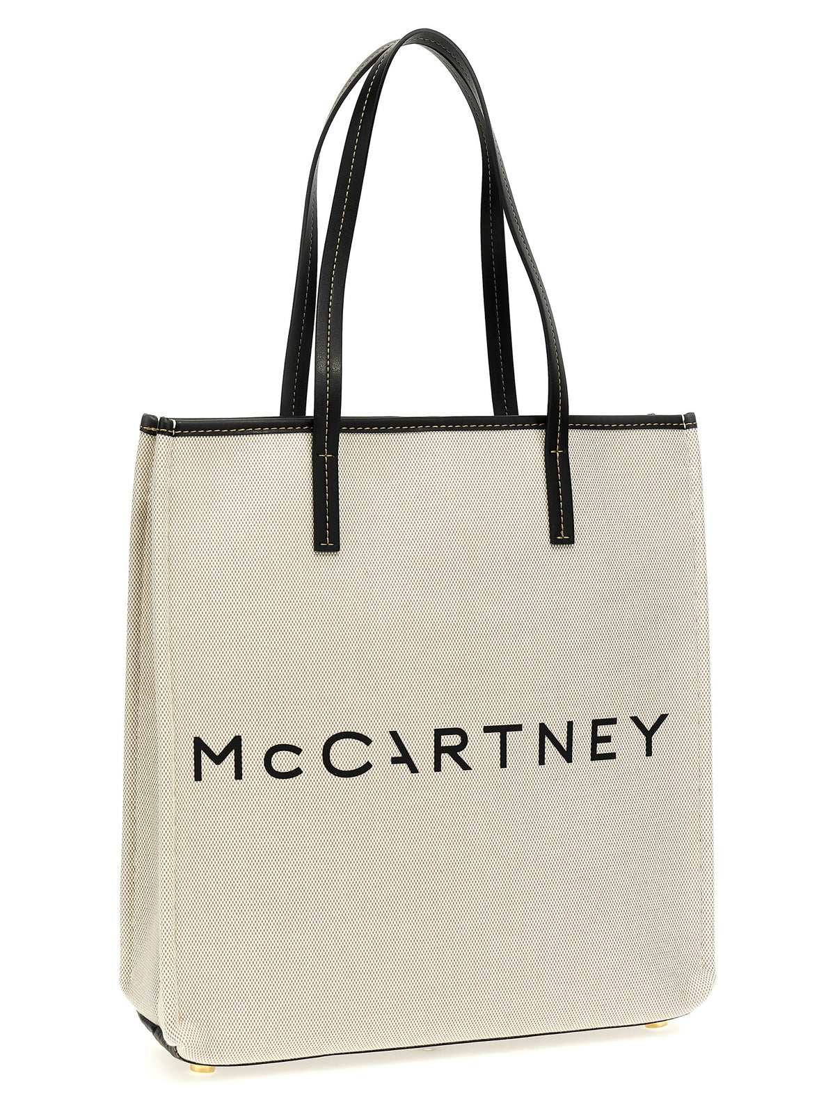 Stella McCartney Beige Cotton Tote Bag - Sustainable Chic
