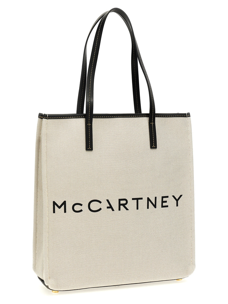 Stella McCartney Beige Cotton Tote Bag - Sustainable Chic