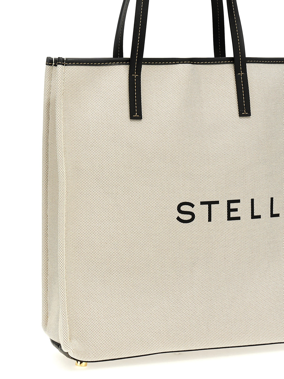 Stella McCartney Beige Cotton Tote Bag - Sustainable Chic
