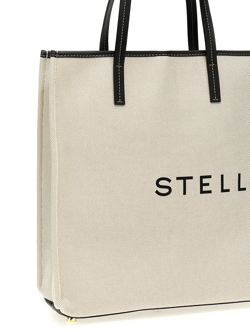 Stella McCartney Beige Cotton Tote Bag - Sustainable Chic