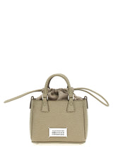 Maison Margiela 5AC Tote Horizontal Handbag in Gray Calfskin