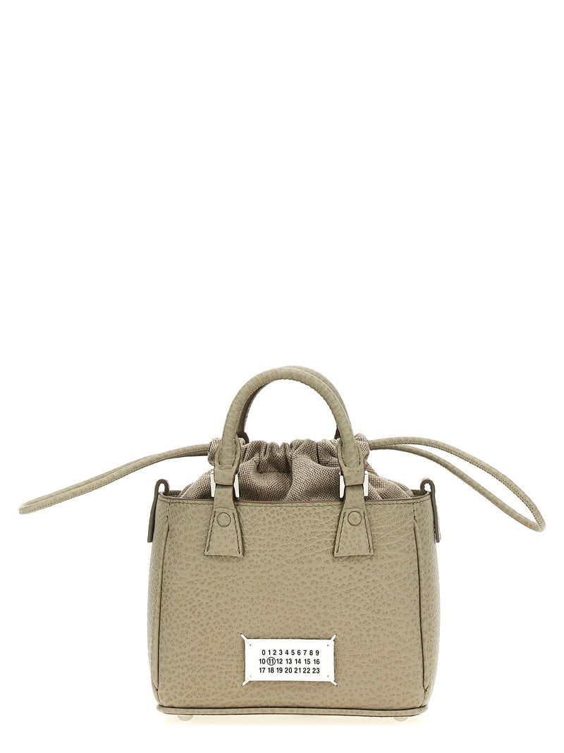 Maison Margiela 5AC Tote Horizontal Handbag in Gray Calfskin