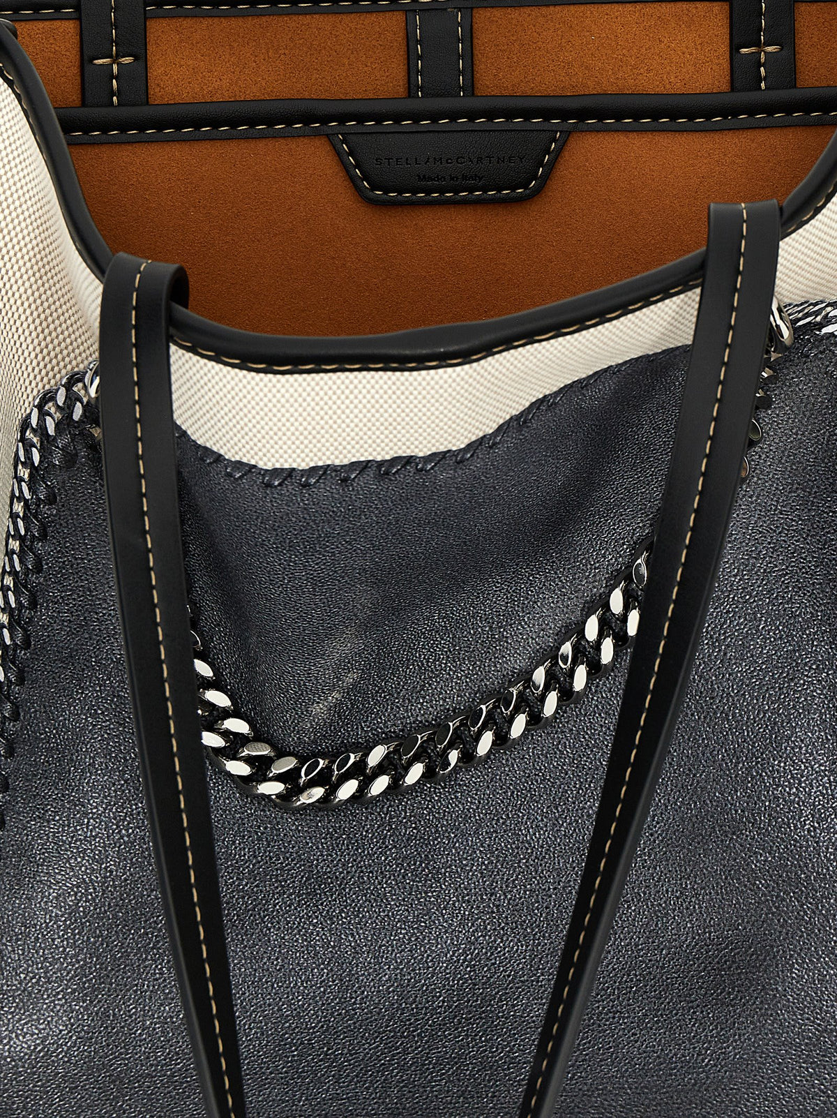 Stella McCartney Multicolor Trompe L’Oeil Print Tote Bag