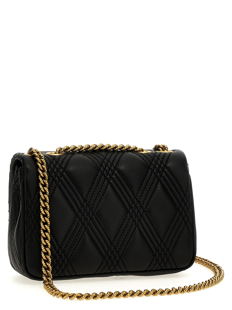 Valentino Garavani Black Lamb Leather ‘Quiltie 67’ Shoulder Bag