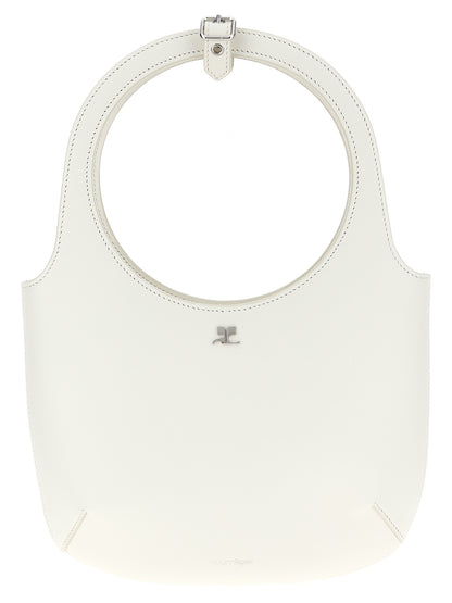 Courrèges White Calfskin Handbag