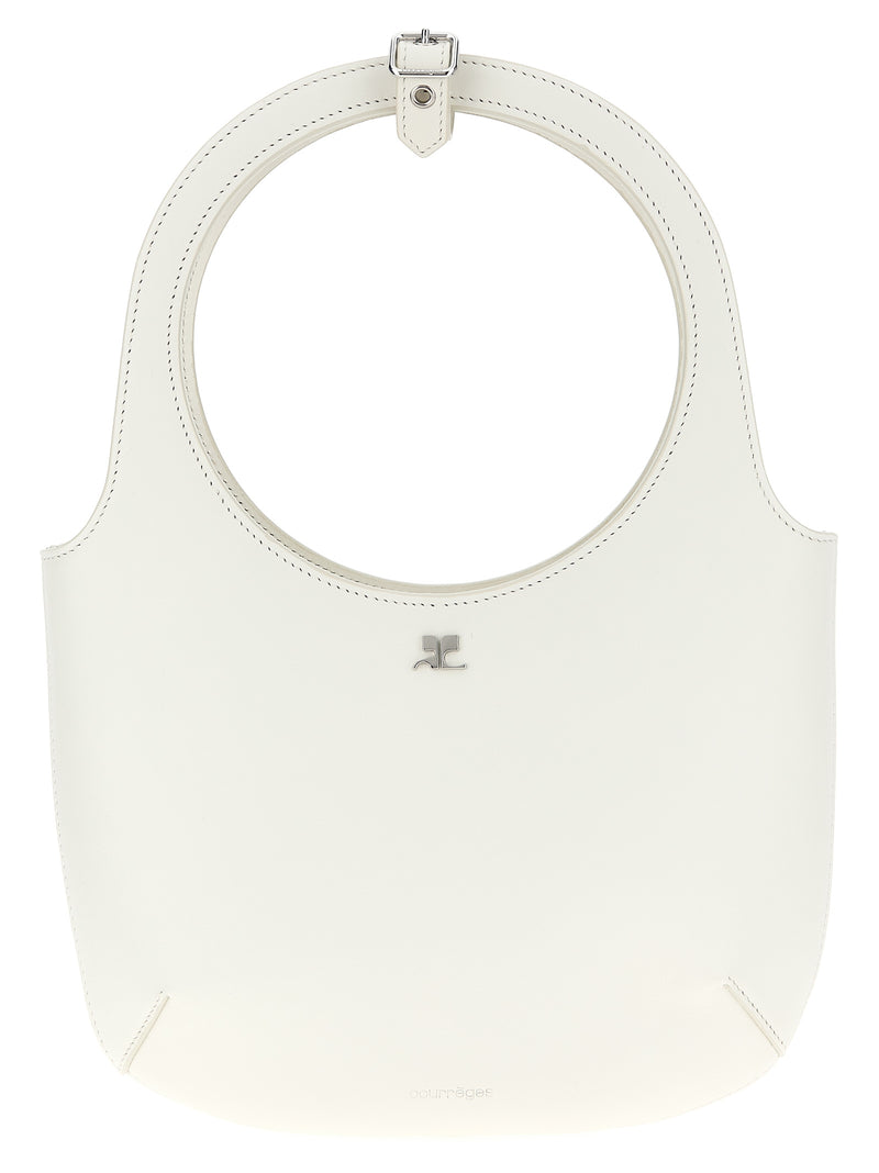 Courrèges White Calfskin Handbag