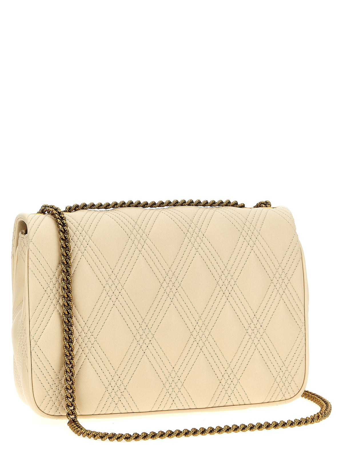 Valentino Garavani White Lamb Leather Shoulder Bag - Quiltie 67