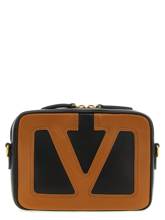 Valentino Garavani Viva Superstar Brown Lamb Leather Crossbody Bag