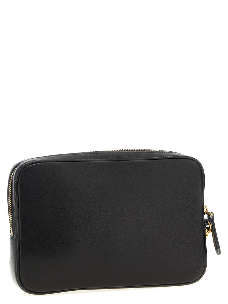 Valentino Garavani Multicolor Lamb Leather Clutch Bag