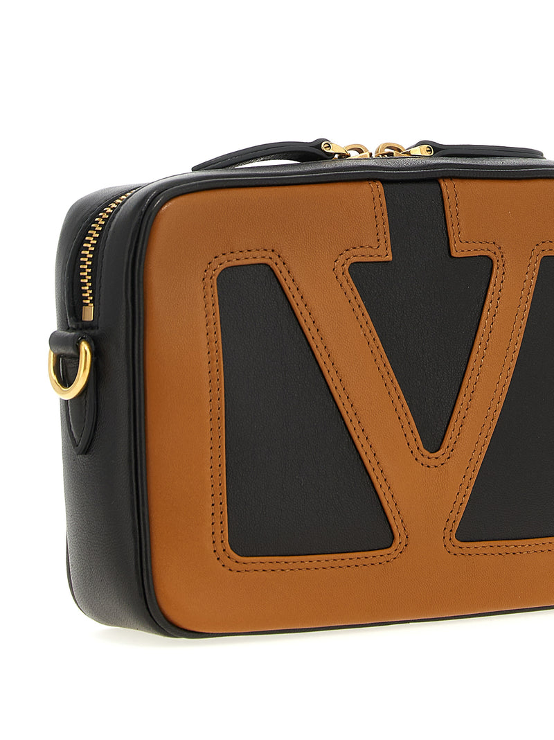 Valentino Garavani Viva Superstar Brown Lamb Leather Crossbody Bag
