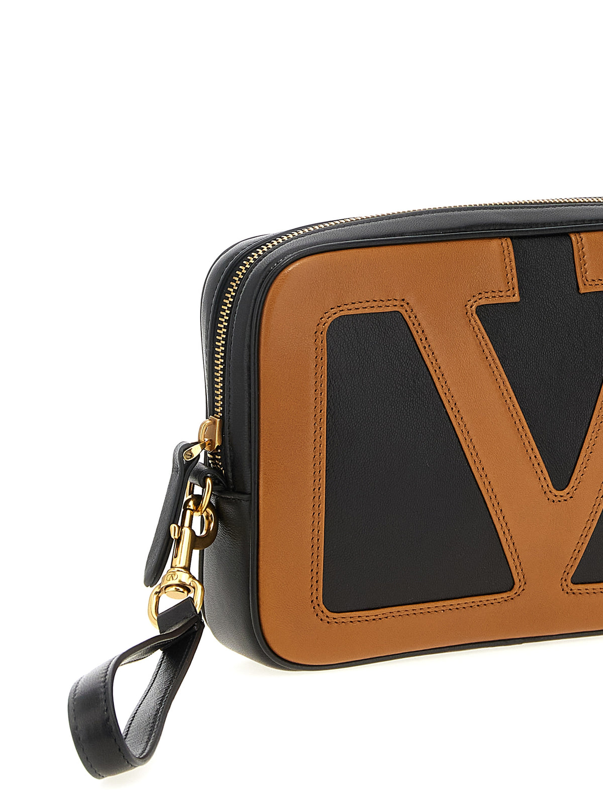 Valentino Garavani Viva Superstar Multicolor Lamb Leather Clutch