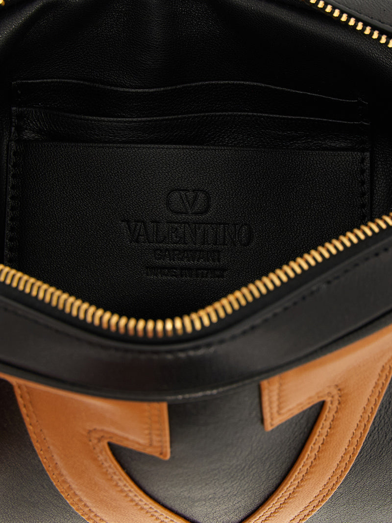 Valentino Garavani Viva Superstar Brown Lamb Leather Crossbody Bag