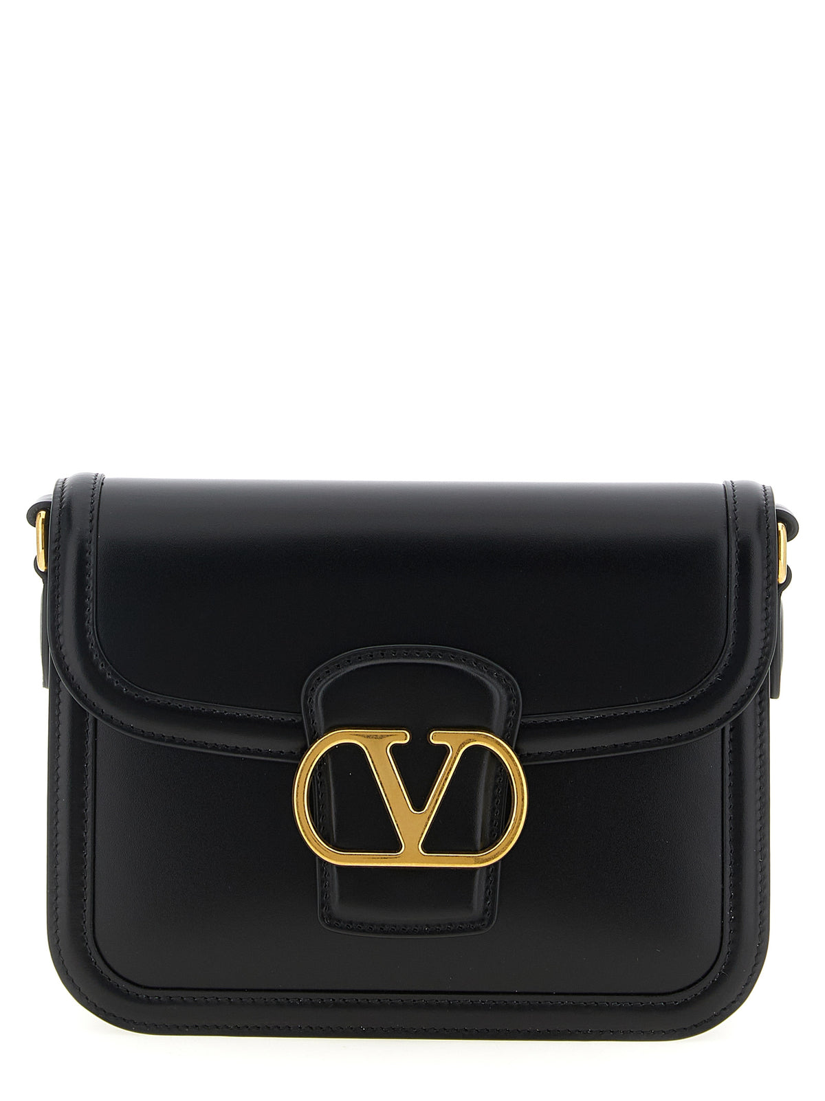 Valentino Garavani Black Calfskin Crossbody Bag - Timeless Elegance