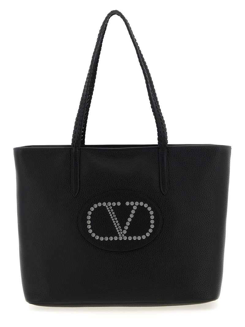 Valentino Garavani Nellcôte Black Calfskin Tote Bag