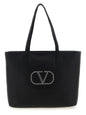 Valentino Garavani Black Calfskin Tote Bag
