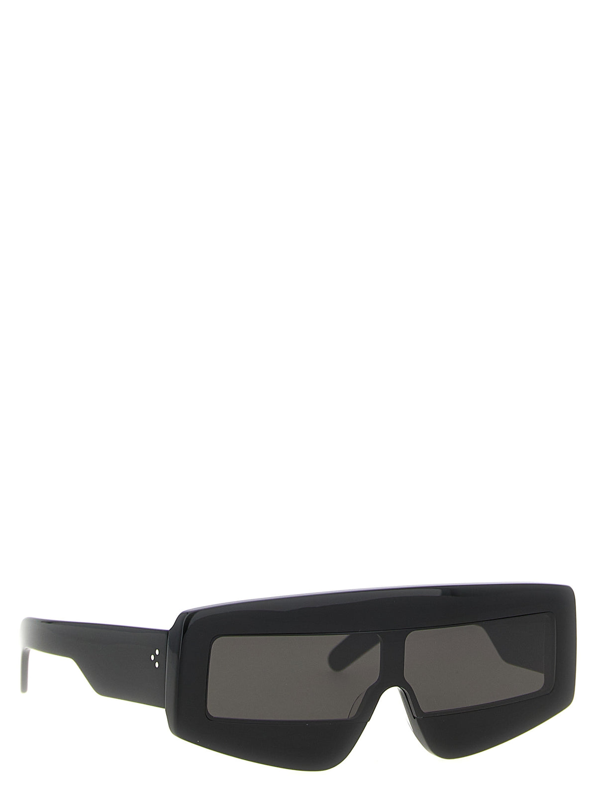 Rick Owens Black Acetate Sunglasses - Phleg Model