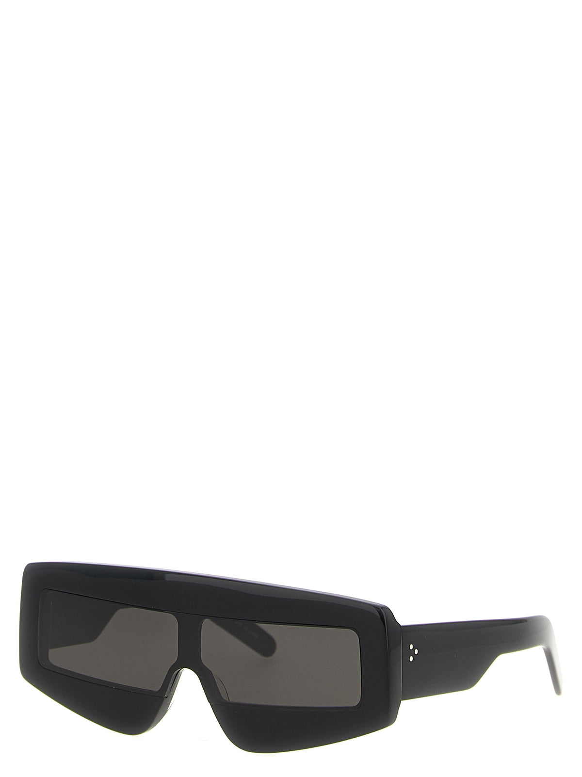 Rick Owens Black Acetate Sunglasses - Phleg Model